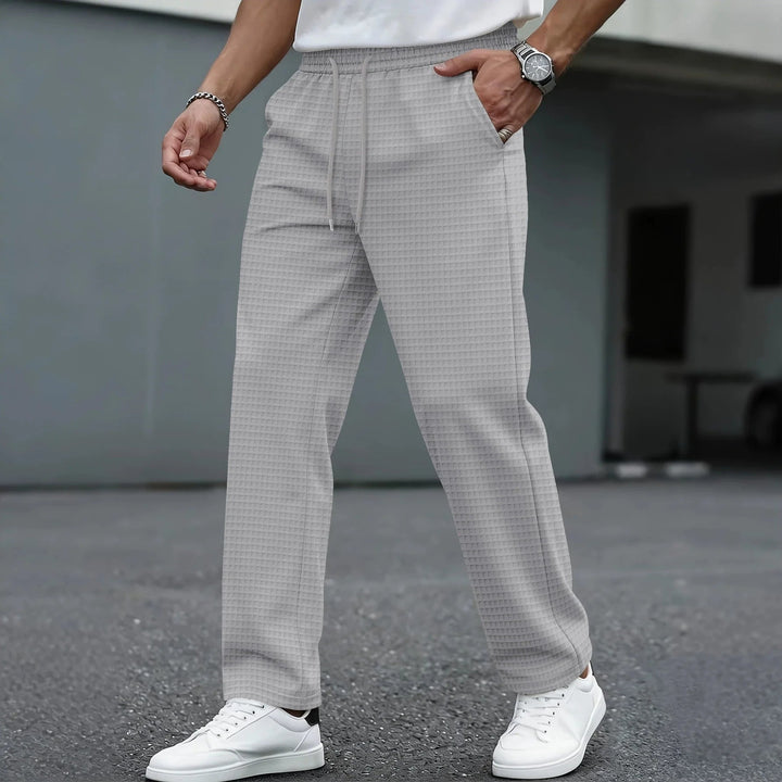 William | Lightweight Checkered Leisure Trousers