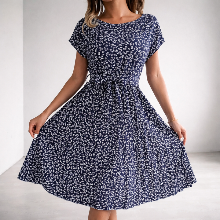 Seraphine | Floral Flow Elegant Dress
