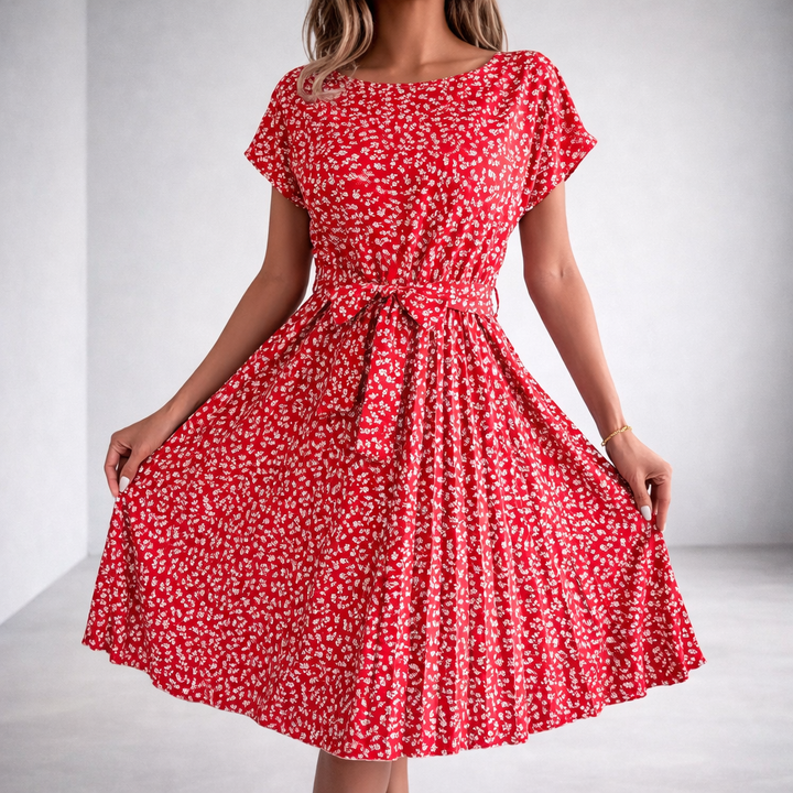 Seraphine | Floral Flow Elegant Dress