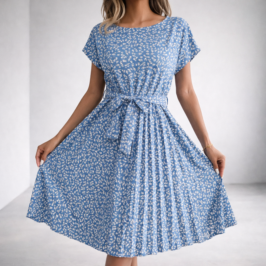 Seraphine | Floral Flow Elegant Dress