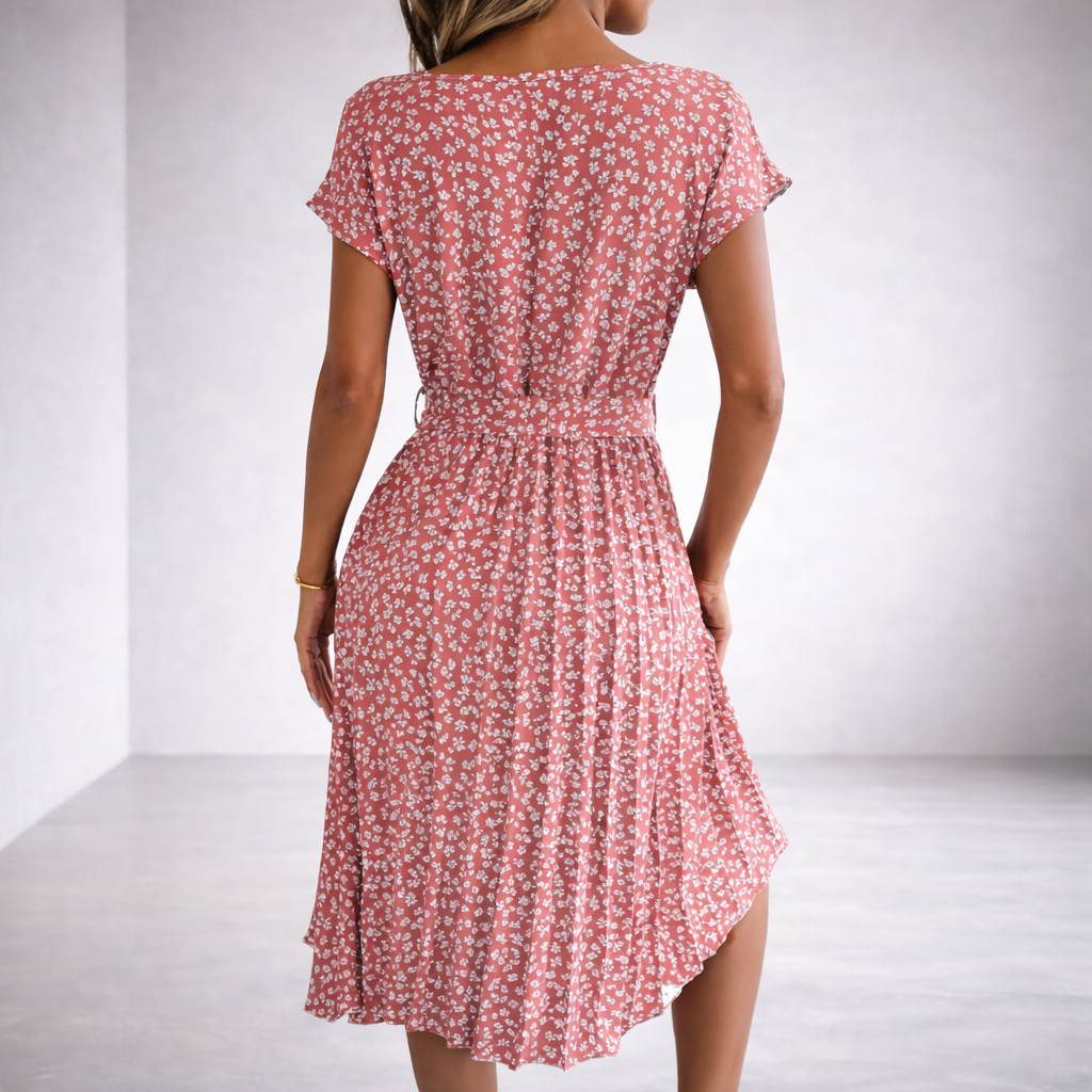 Seraphine | Floral Flow Elegant Dress