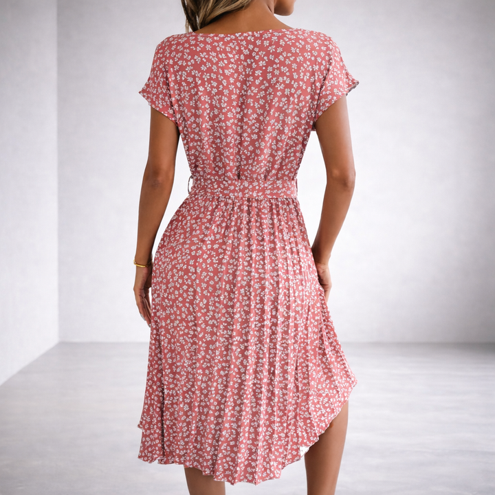 Seraphine | Floral Flow Elegant Dress