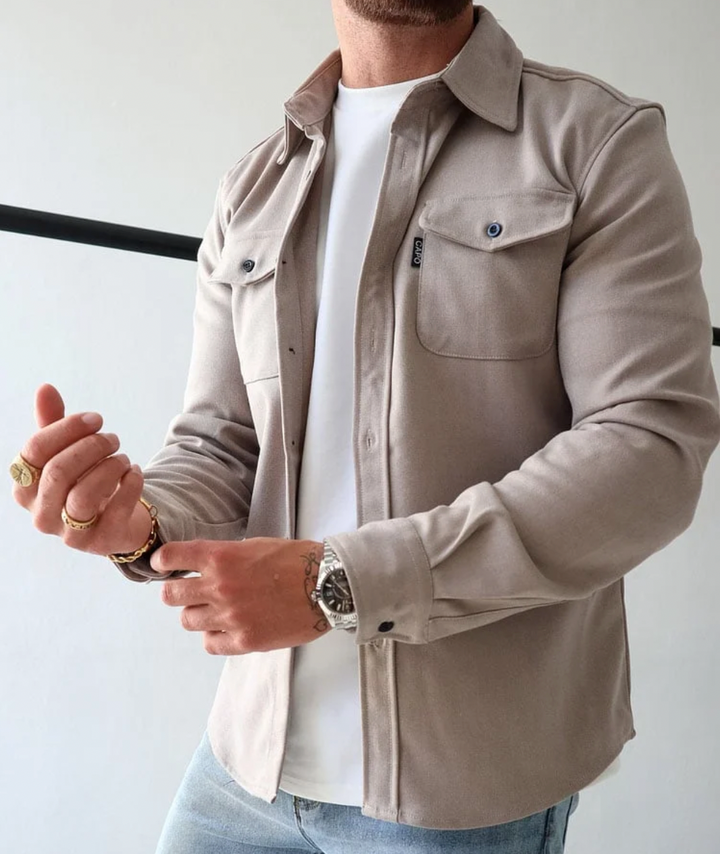 John | Stylische Flanellhemdjacke für Herren
