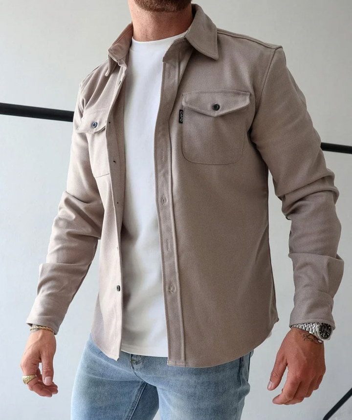 John | Stylische Flanellhemdjacke für Herren