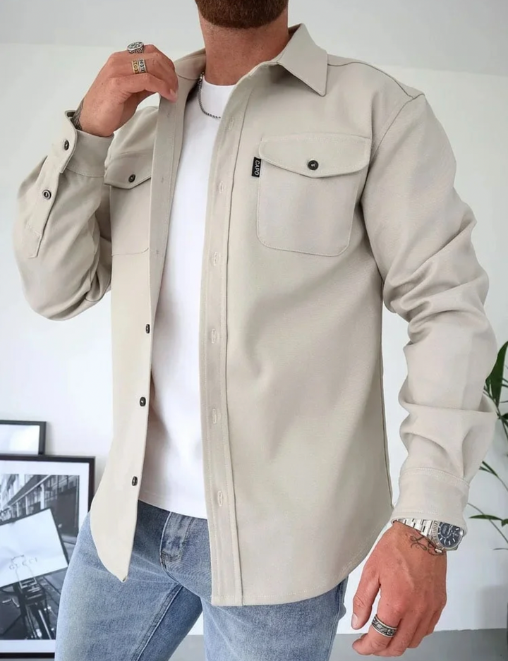 John | Stylische Flanellhemdjacke für Herren