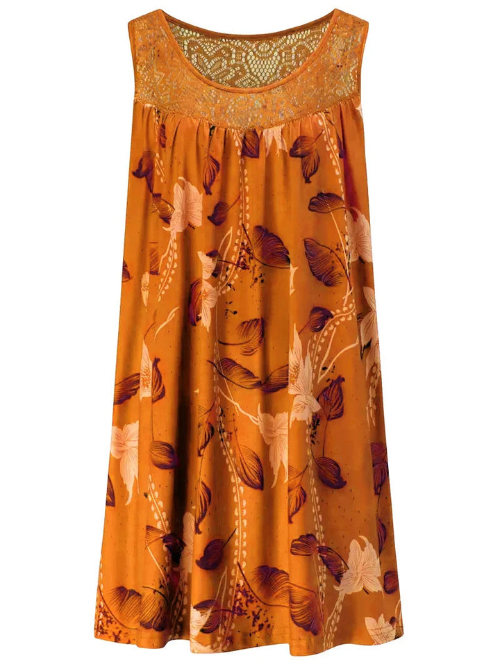 Isabella | Maxikleid aus Blumen-Spitze