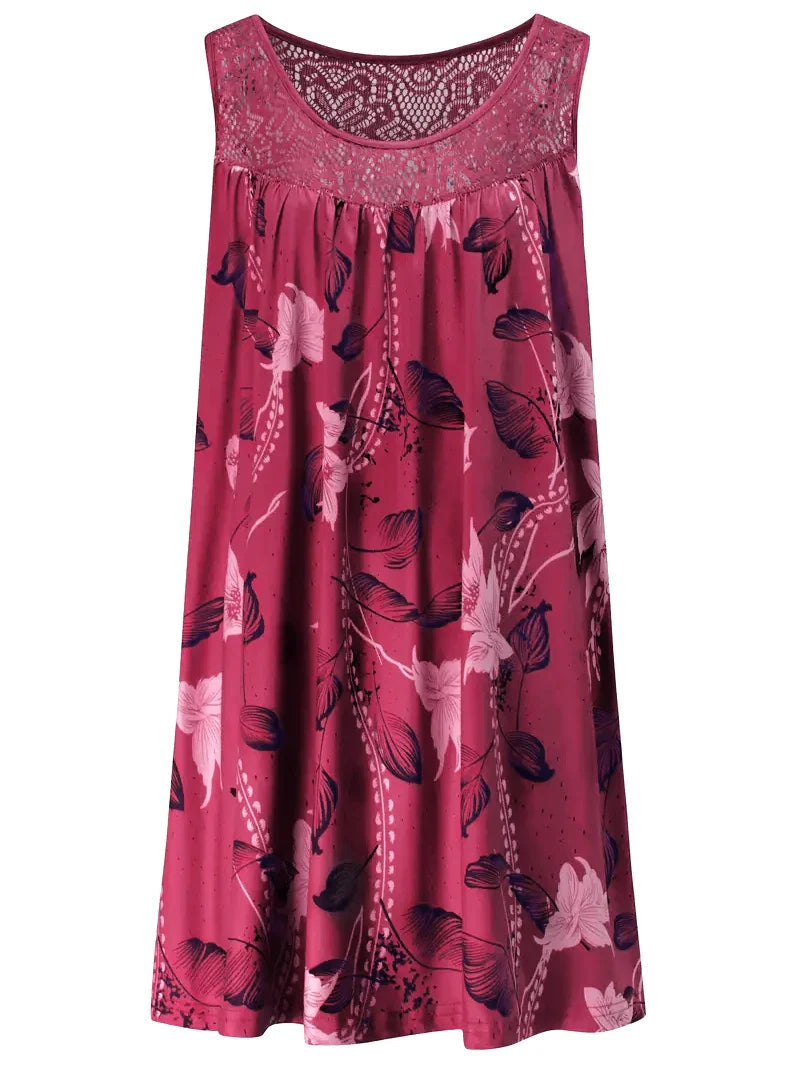 Isabella | Maxikleid aus Blumen-Spitze