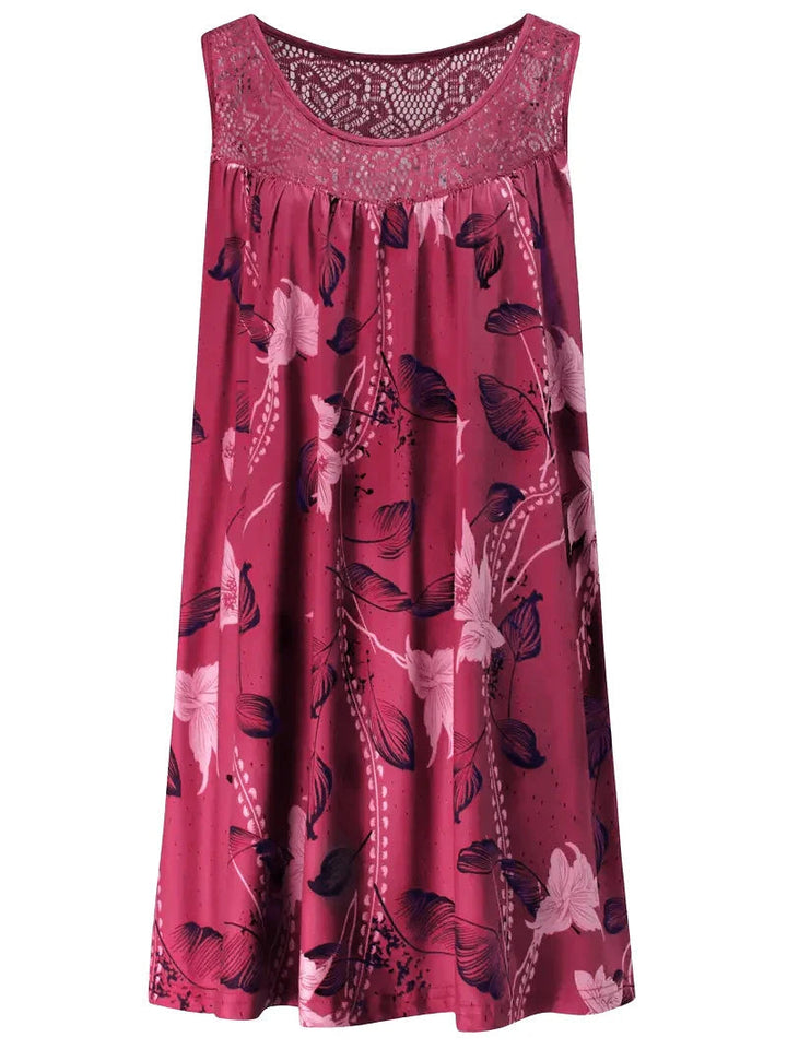 Isabella | Maxikleid aus Blumen-Spitze