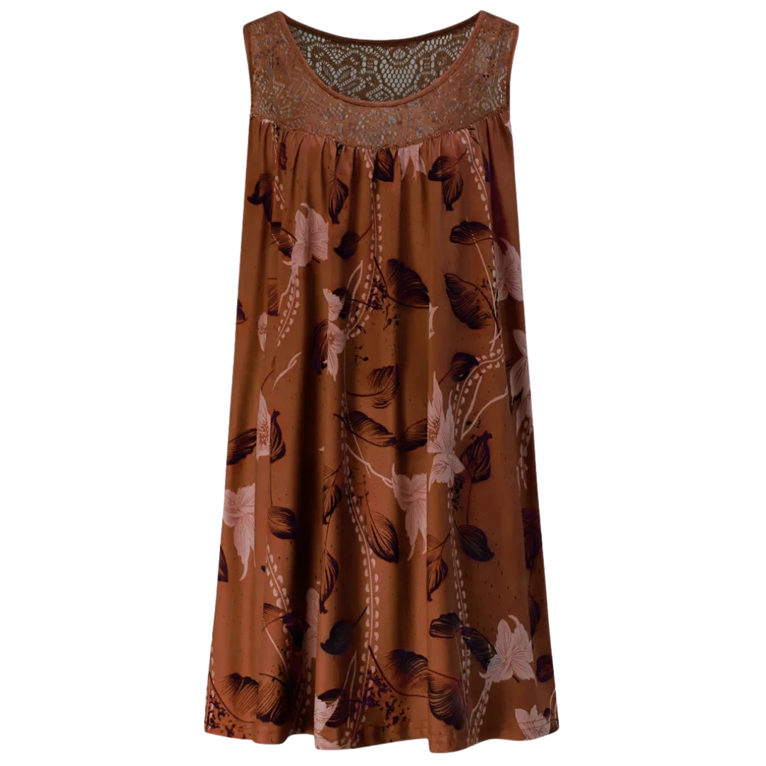 Isabella | Maxikleid aus Blumen-Spitze