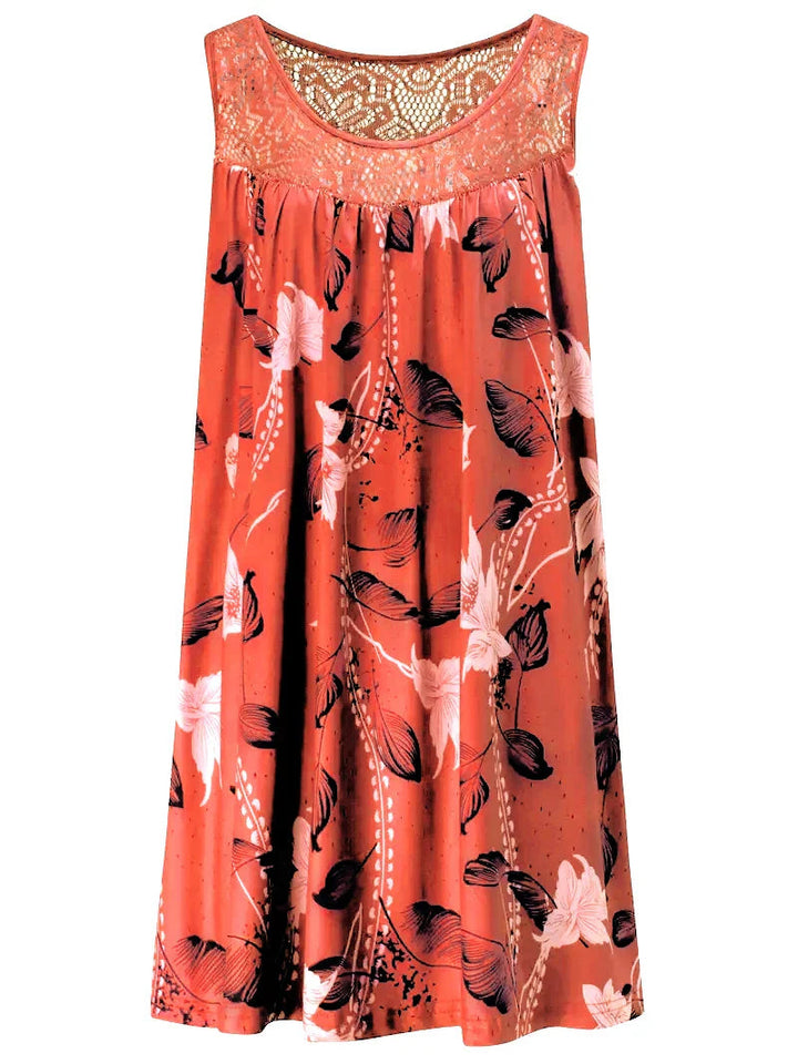 Isabella | Maxikleid aus Blumen-Spitze