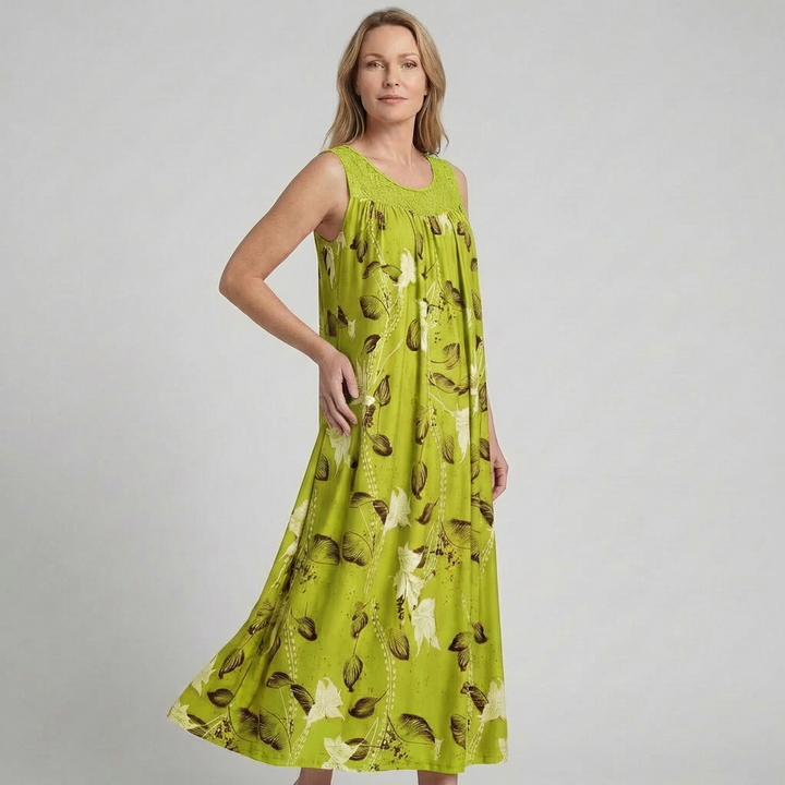 Isabella | Maxikleid aus Blumen-Spitze