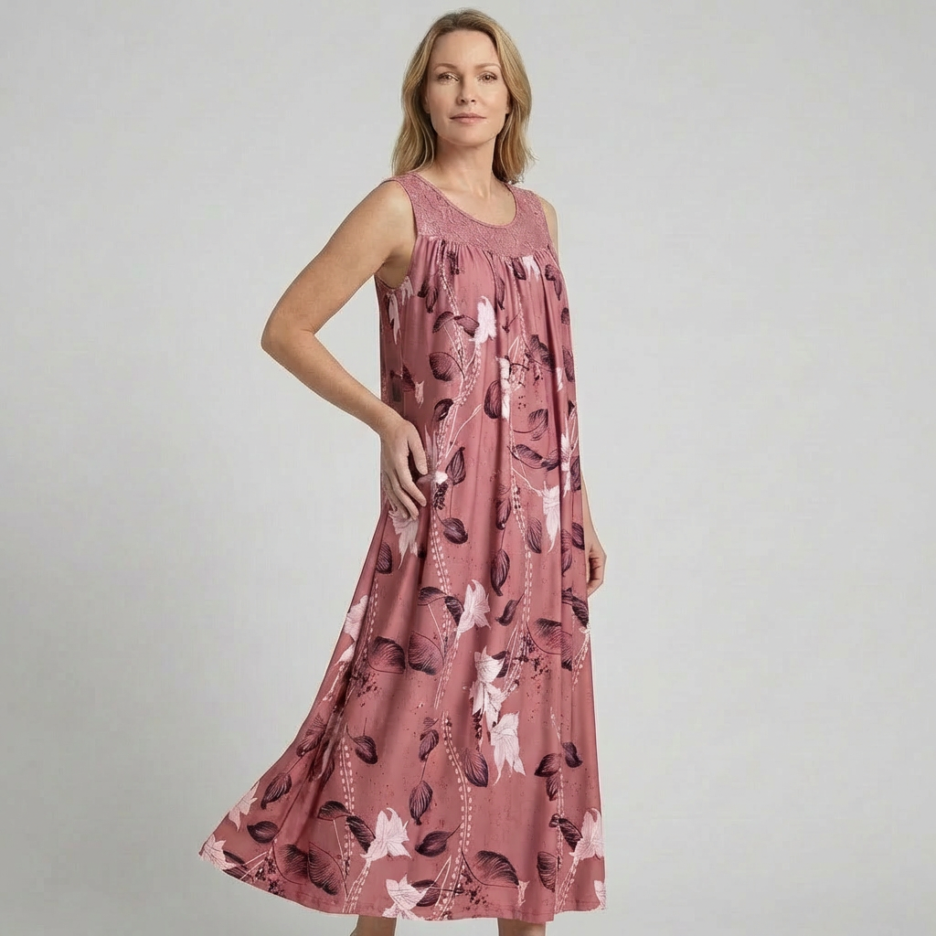 Isabella | Maxikleid aus Blumen-Spitze