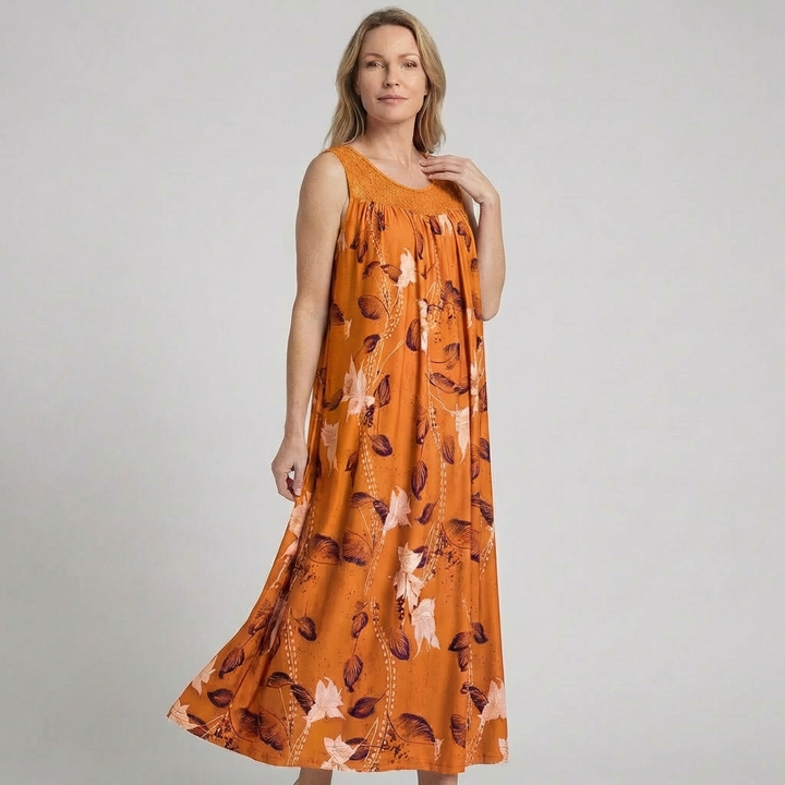 Isabella | Maxikleid aus Blumen-Spitze