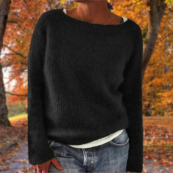 Jessup | Eleganter Pullover mit weitem Rundhalsausschnitt