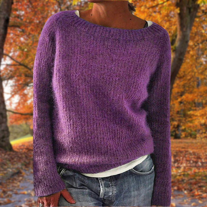 Jessup | Eleganter Pullover mit weitem Rundhalsausschnitt