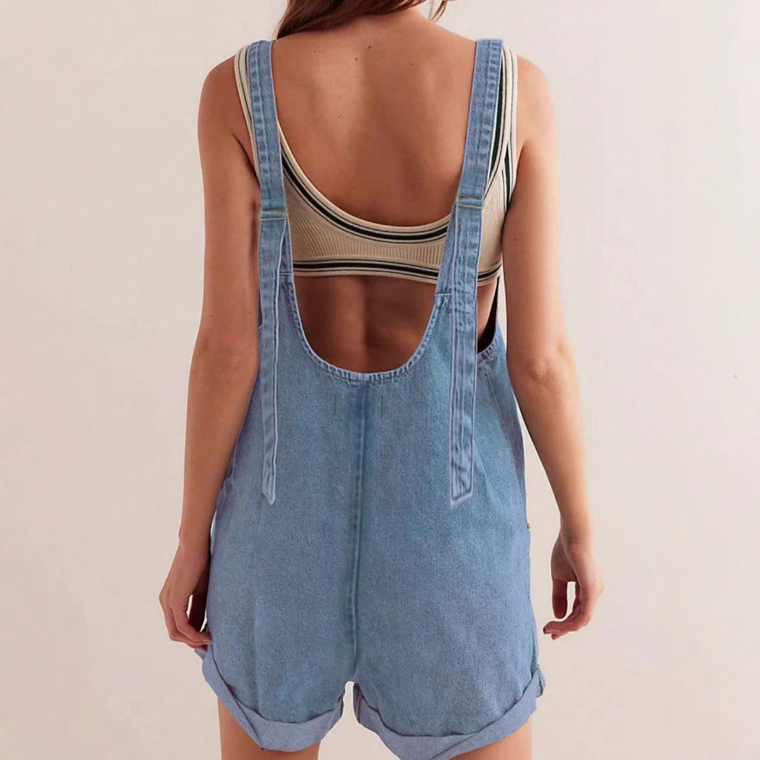 Elizabeth | Jeans-Overall für Damen mit lockerer Passform