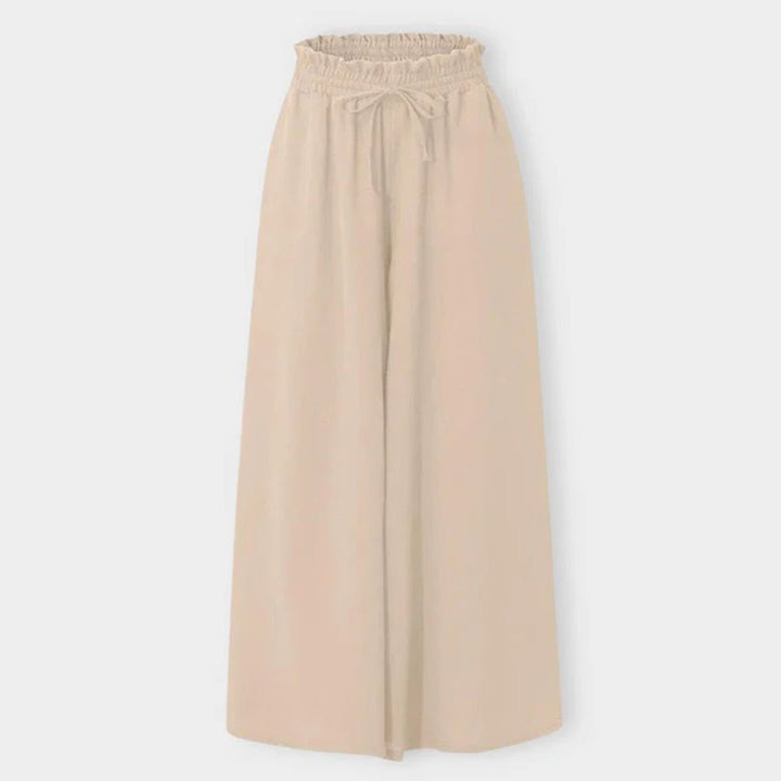 Julia | Elegante High Waist Palazzo Hose mit weitem Bein