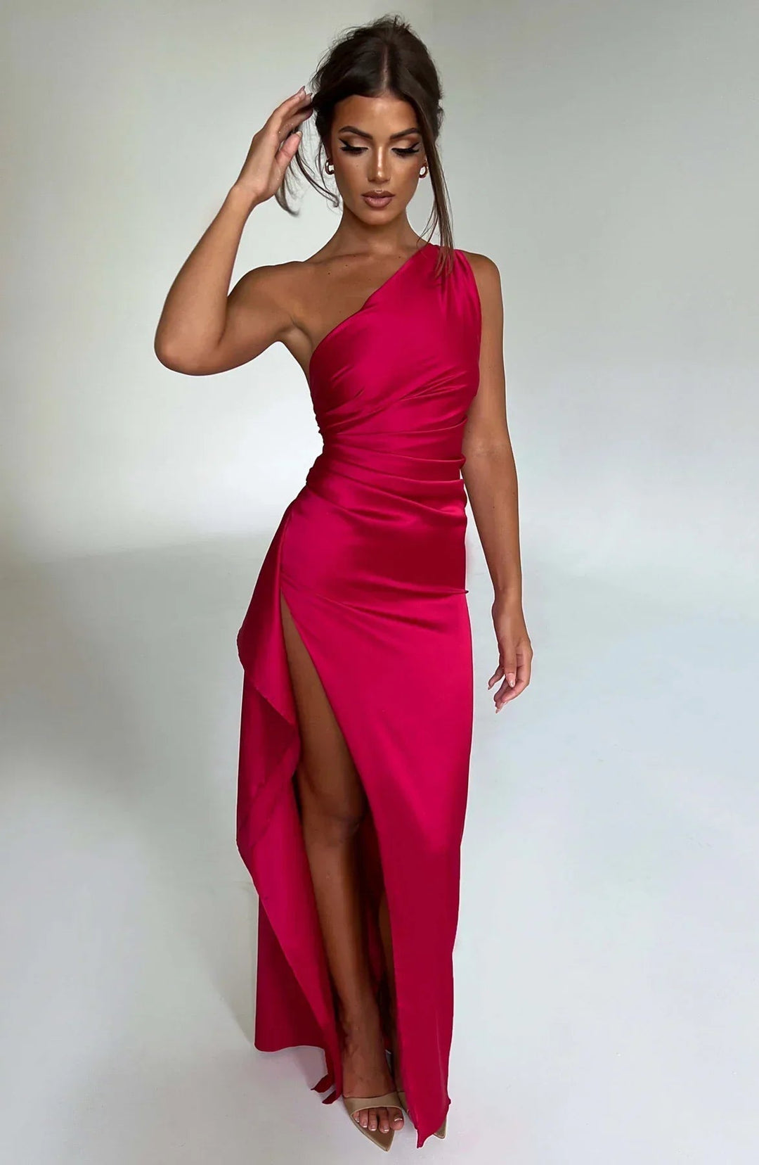 Mary | Trendiges schulterfreies Abendkleid