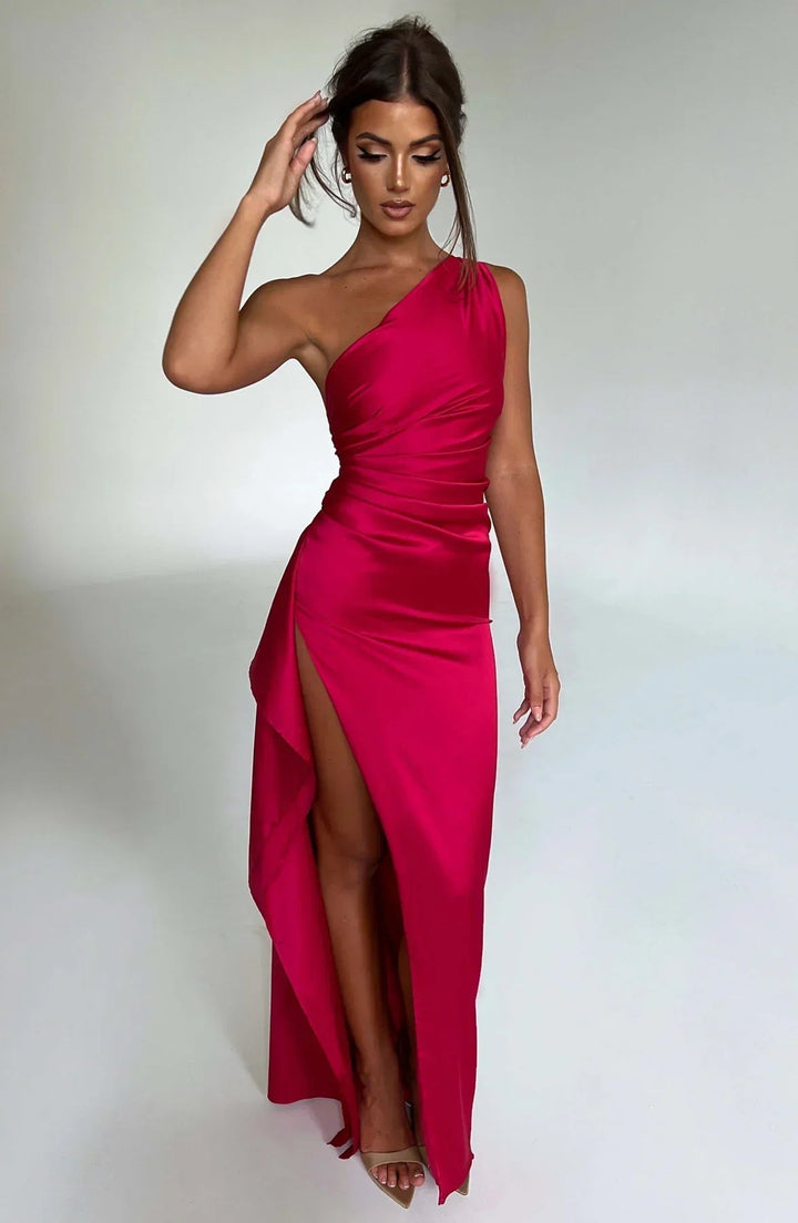 Mary | Trendiges schulterfreies Abendkleid