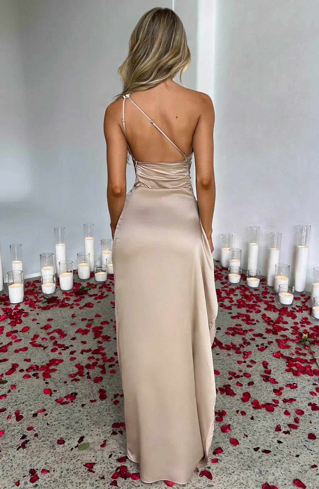 Mary | Trendiges schulterfreies Abendkleid