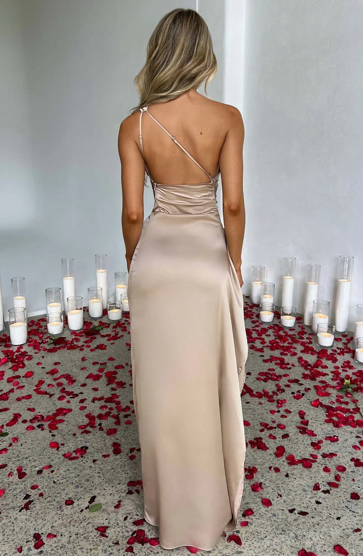 Mary | Trendiges schulterfreies Abendkleid