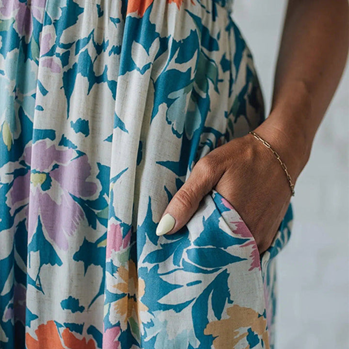 Liora | Elegantes Damenkleid mit Blumenmuster