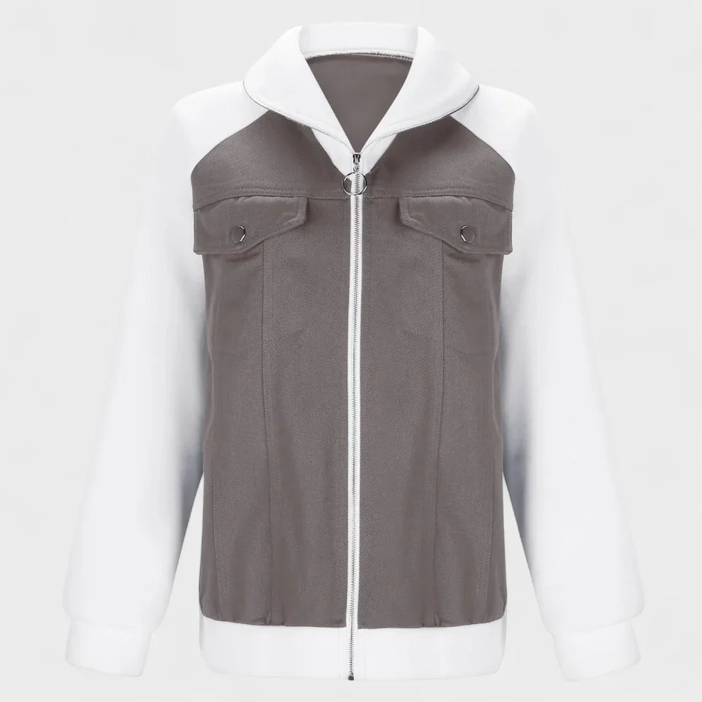 Arlena | Women’s Denim Sherpa Jacket