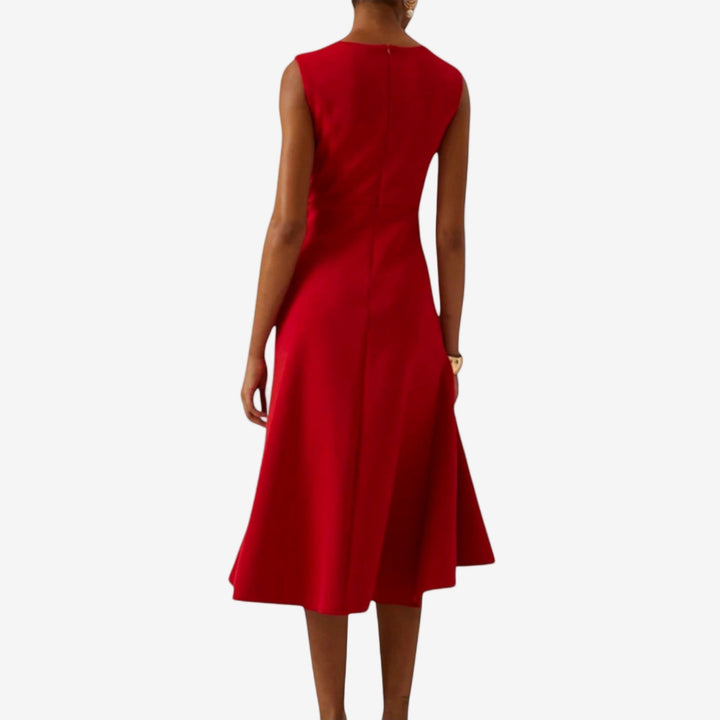 Livia | Elegantes asymmetrisch geschnittenes Midikleid für Damen