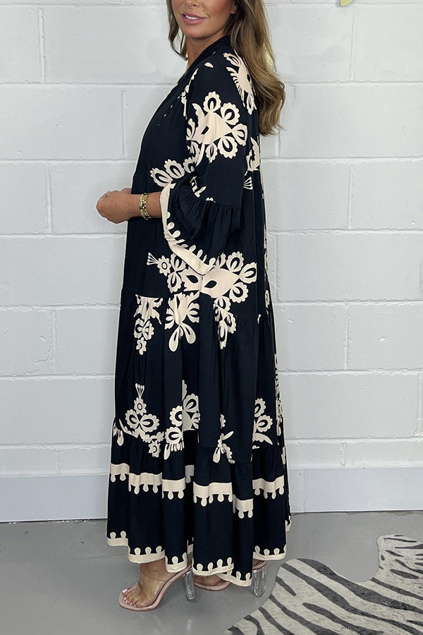 Martha | Elegantes Blumen-Maxikleid für Damen