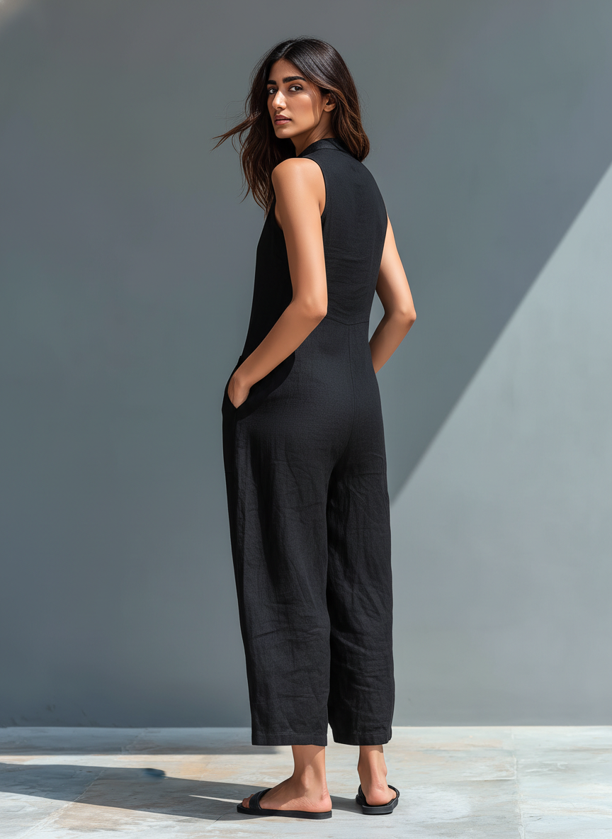 Sally | Eleganter Ärmelloser Damen Jumpsuit