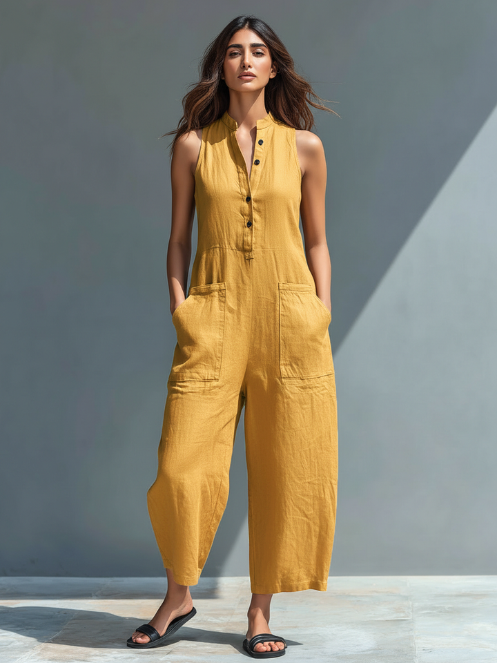 Sally | Eleganter Ärmelloser Damen Jumpsuit