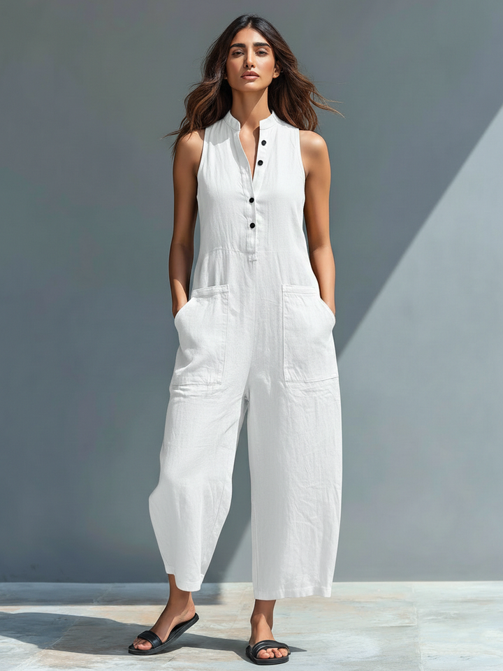 Sally | Eleganter Ärmelloser Damen Jumpsuit