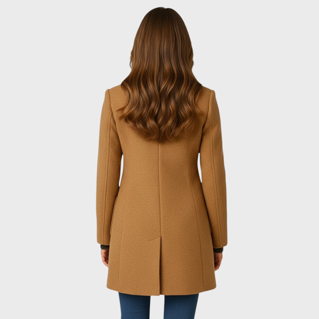 Sharon | Eleganter, taillierter Damenmantel für den Winter