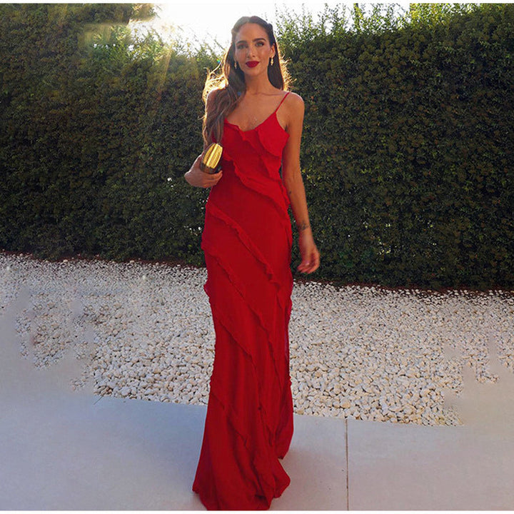 Aveline | Elegantes, figurbetontes Maxikleid für Damen
