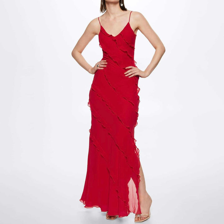 Aveline | Elegantes, figurbetontes Maxikleid für Damen