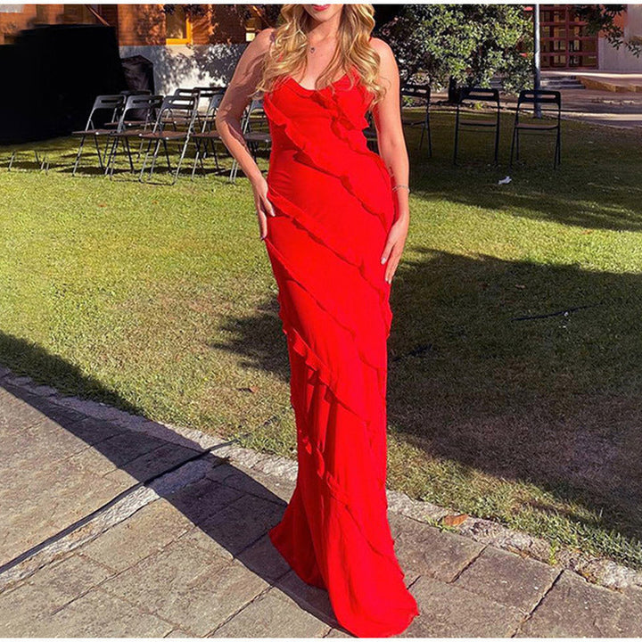 Aveline | Elegantes, figurbetontes Maxikleid für Damen