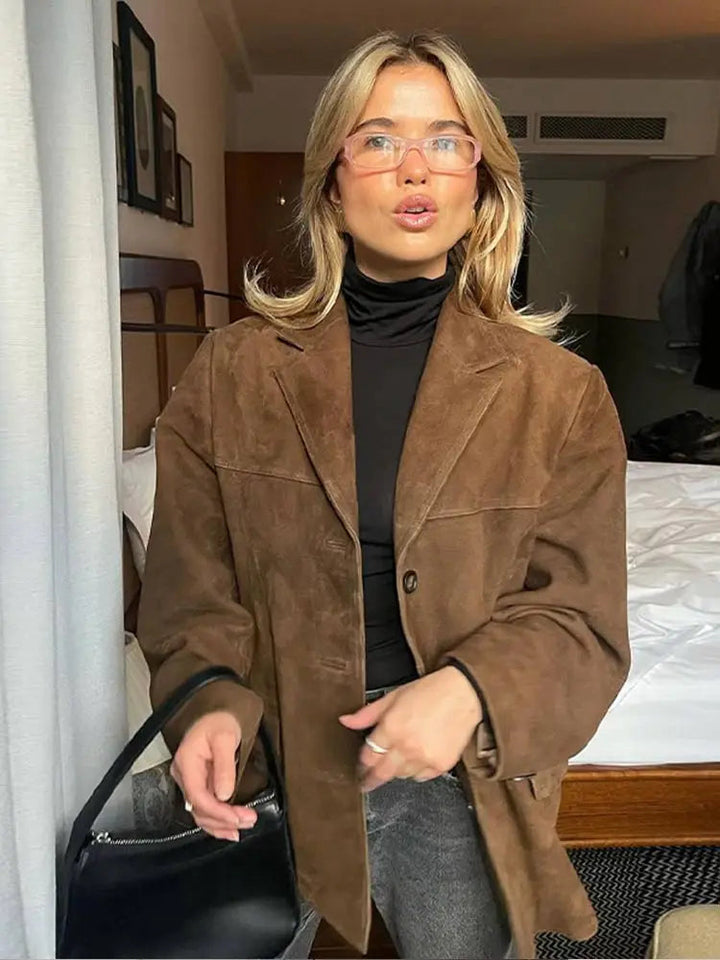 Marjorie | Bequemer &amp; trendiger Herbstmantel