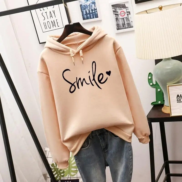 Lumira | Smile Graphic Cozy Hoodie