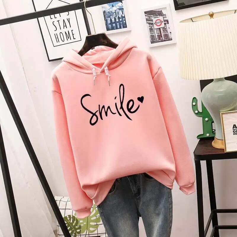 Lumira | Smile Graphic Cozy Hoodie