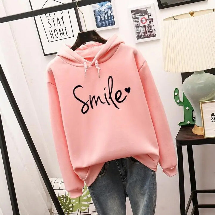 Lumira | Smile Graphic Cozy Hoodie