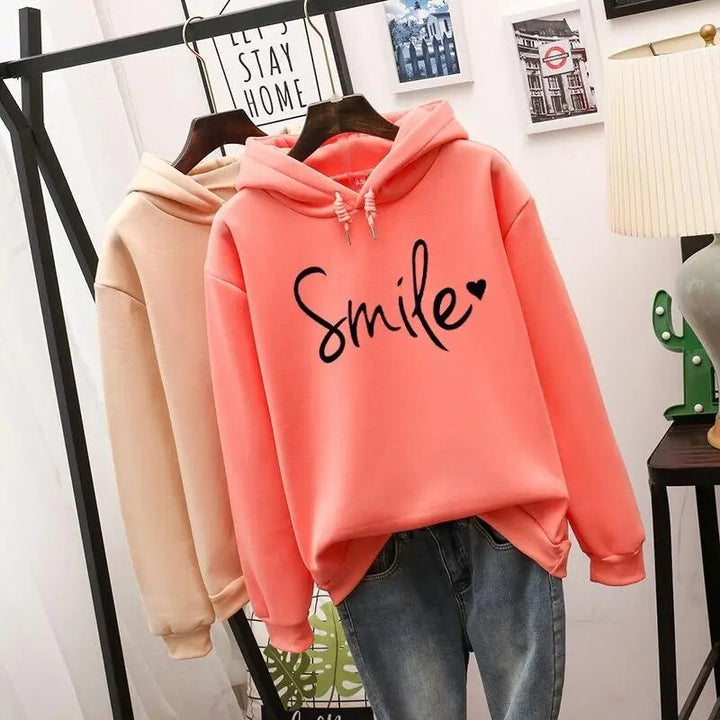Lumira | Smile Graphic Cozy Hoodie