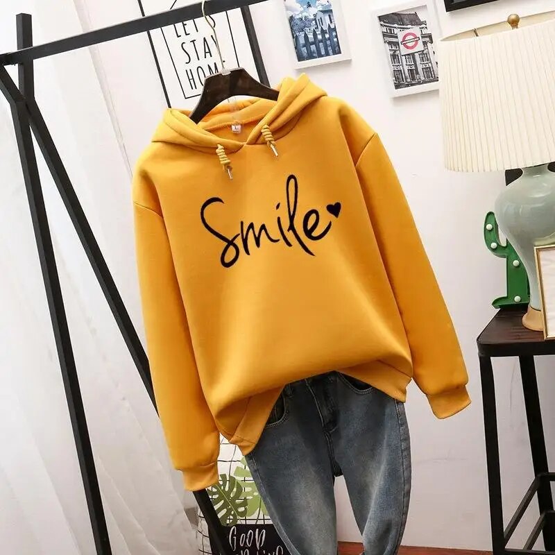 Lumira | Smile Graphic Cozy Hoodie