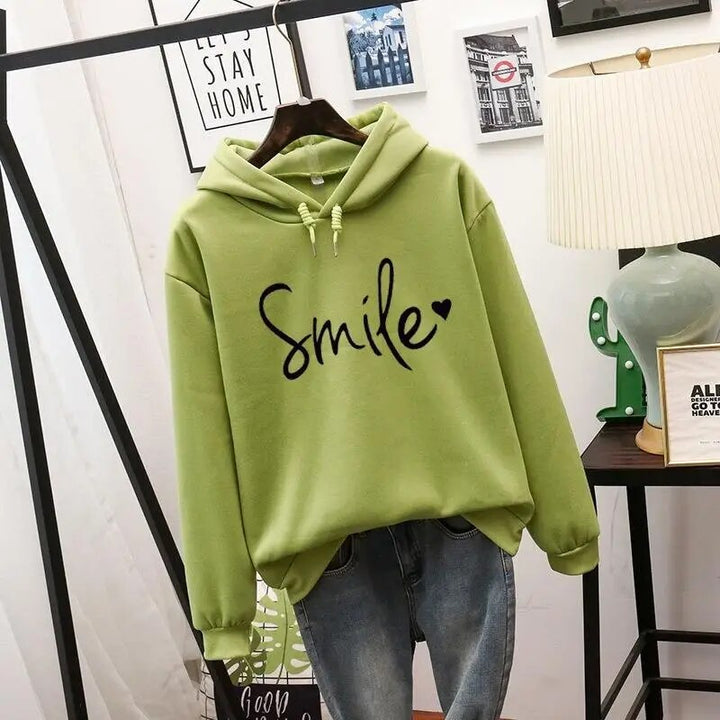 Lumira | Smile Graphic Cozy Hoodie