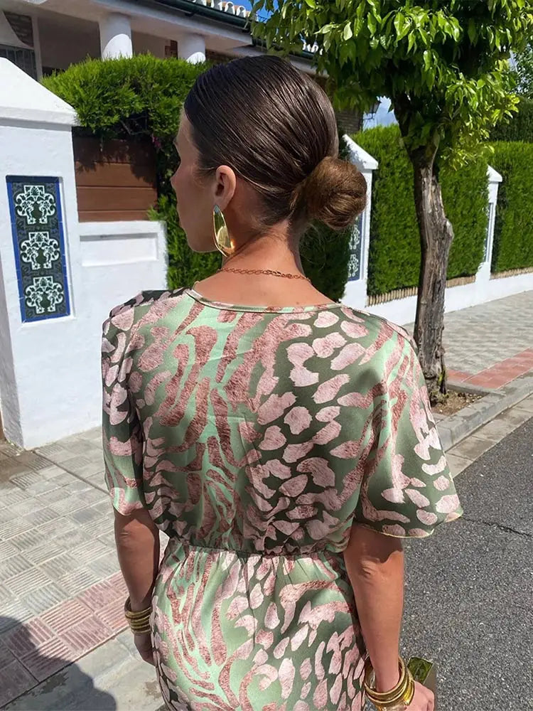 Clarissa | Elegantes, verdrehtes Knotenkleid für Hochzeitsgäste