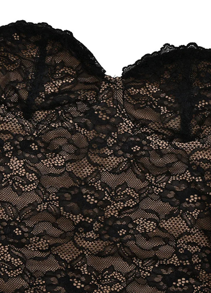 Christie | Elegantes schwarzes Maxikleid