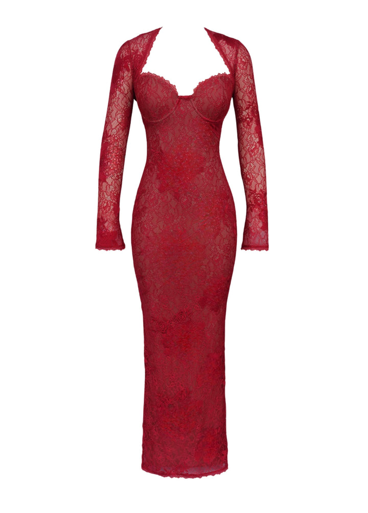 Christie | Elegantes schwarzes Maxikleid
