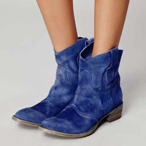 Luna | Elegante schwarze Stiefeletten mit Blockabsatz für Damen