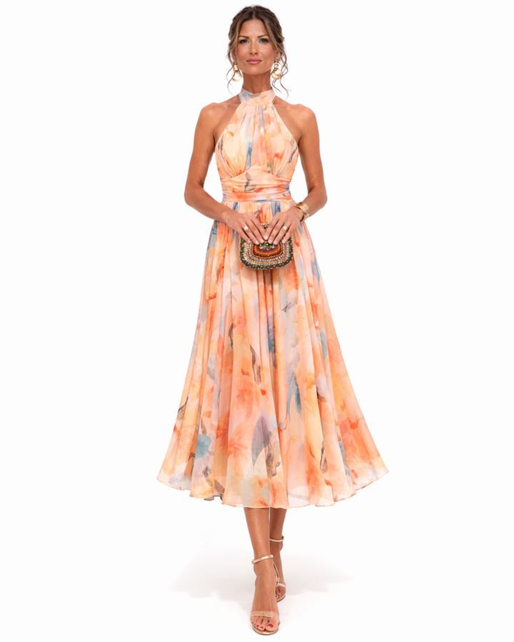 Daniela | Elegant Floral Maxi Dress for Women