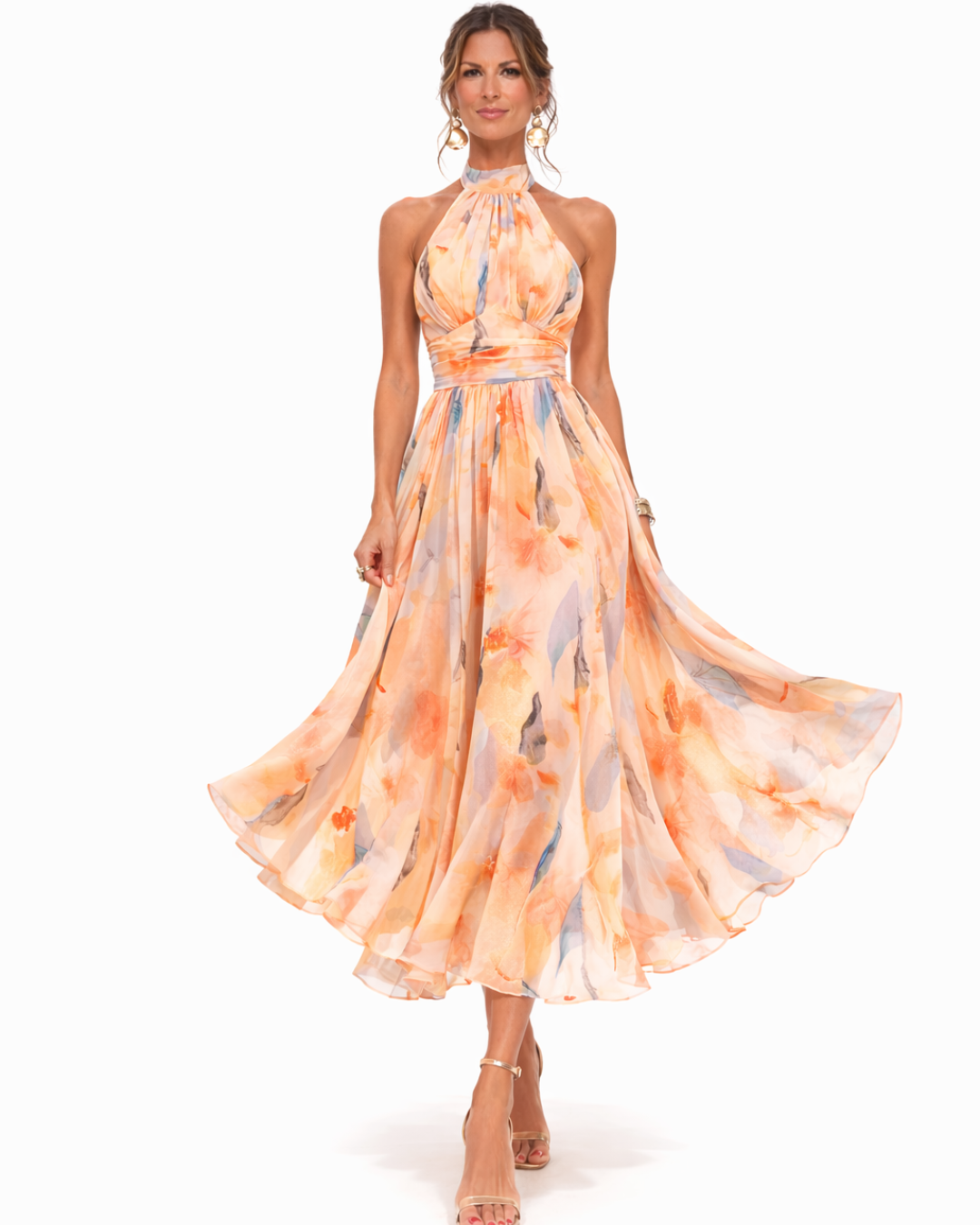 Daniela | Elegant Floral Maxi Dress for Women