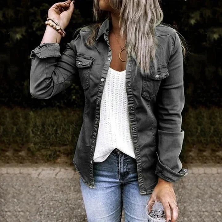 Sophie | Moderne Freizeit-Jeansjacke für Damen